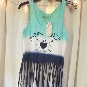 Dip dye Fringe Tank